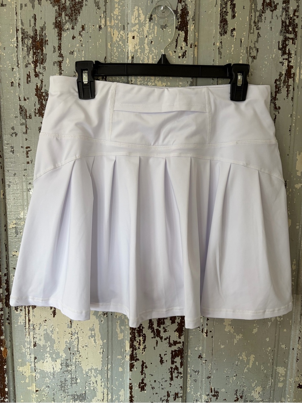 White Athletic Skirt with built in  shorts - Picture 2 of 5
